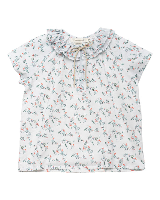 Coco Shirt Bloom Print Tops Cosmosophie 