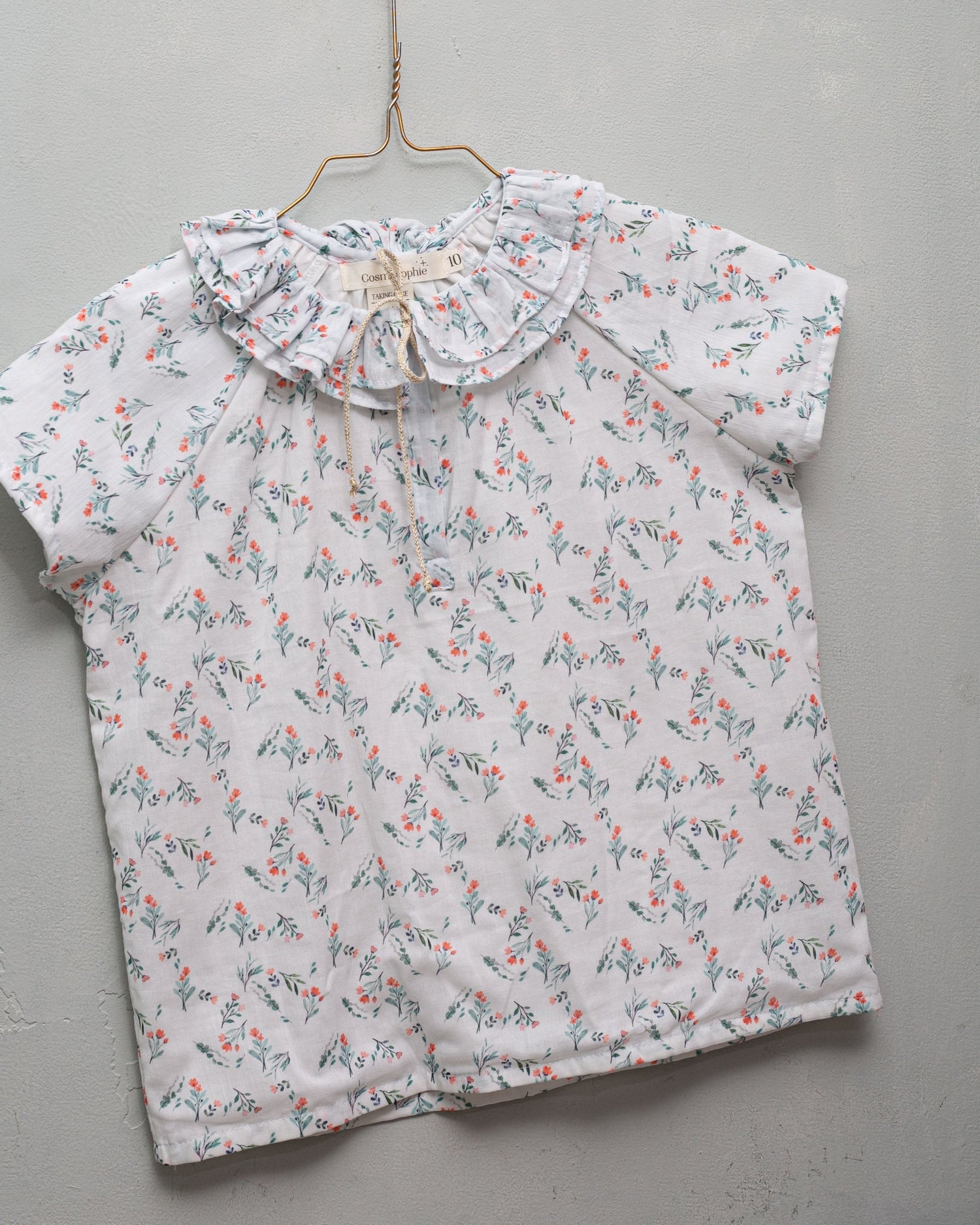 Coco Shirt Bloom Print Tops Cosmosophie 