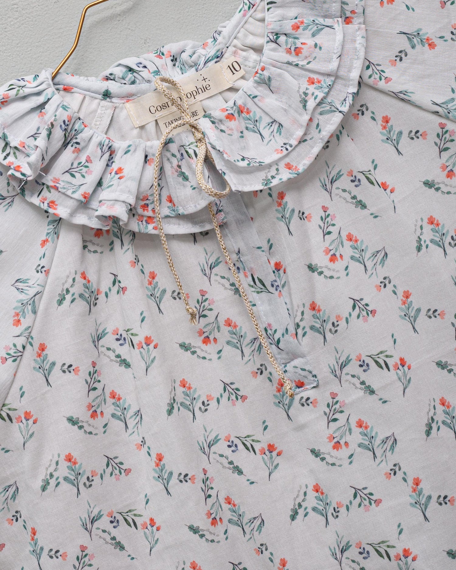 Coco Shirt Bloom Print Tops Cosmosophie 