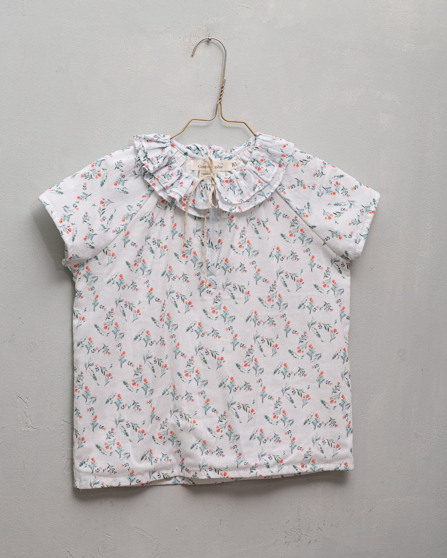 Coco Shirt Bloom Print Tops Cosmosophie 