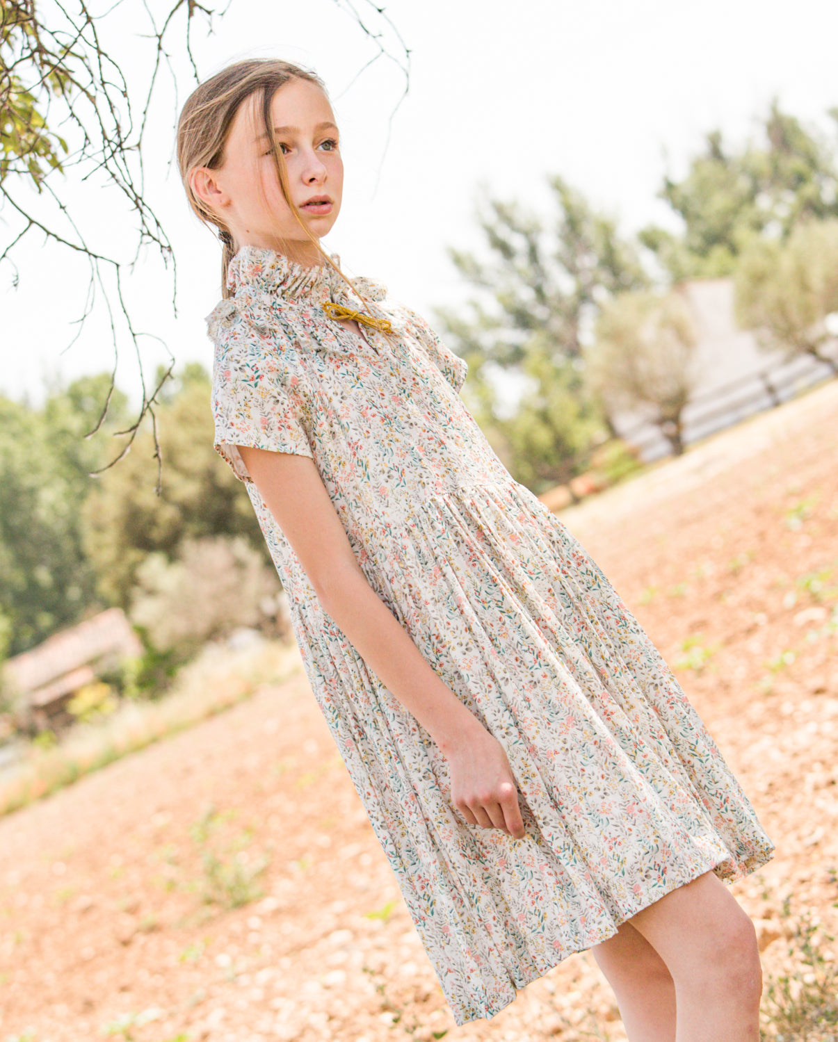 Copelia Dress Garden Print Dresses Cosmosophie 