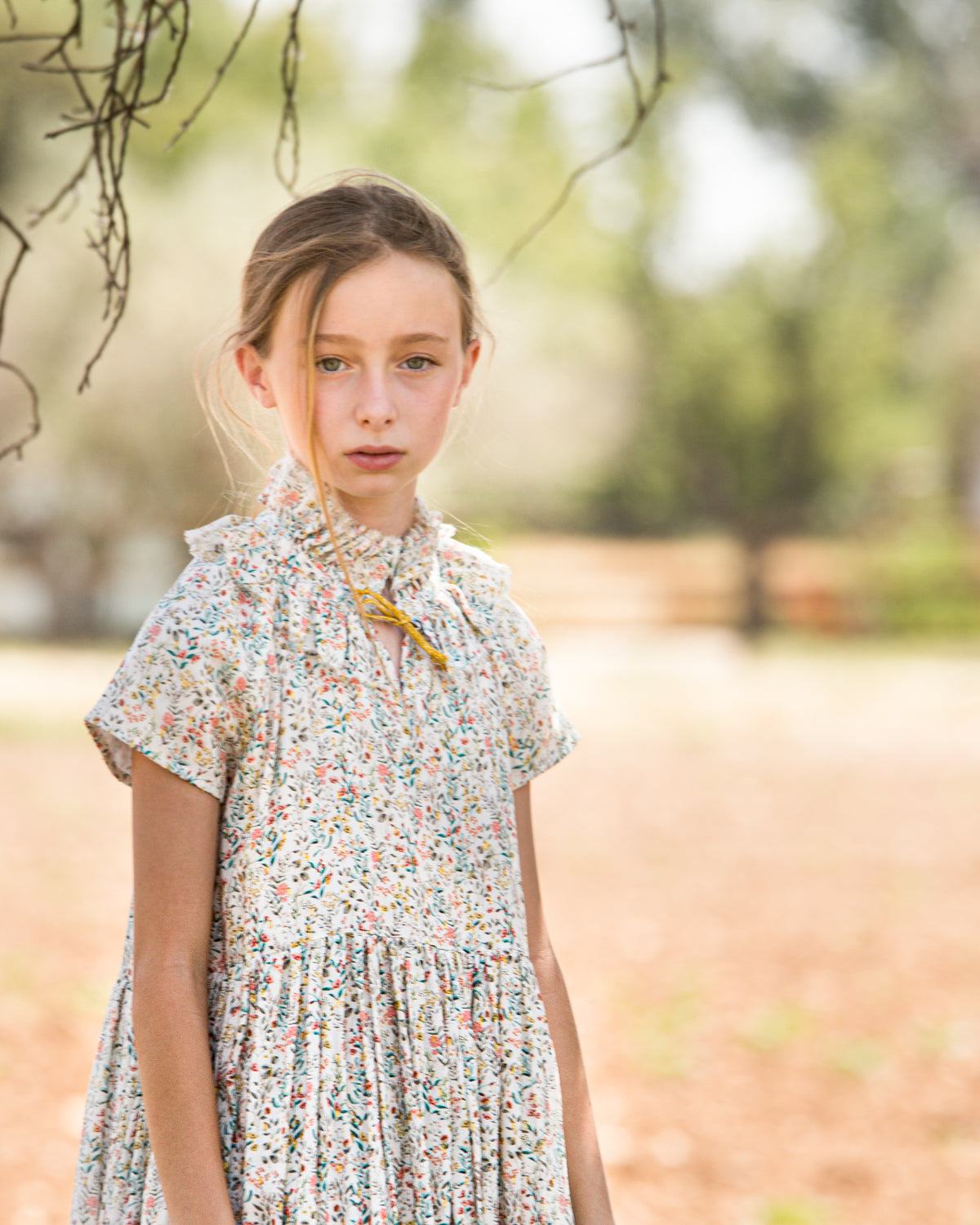 Copelia Dress Garden Print Dresses Cosmosophie 