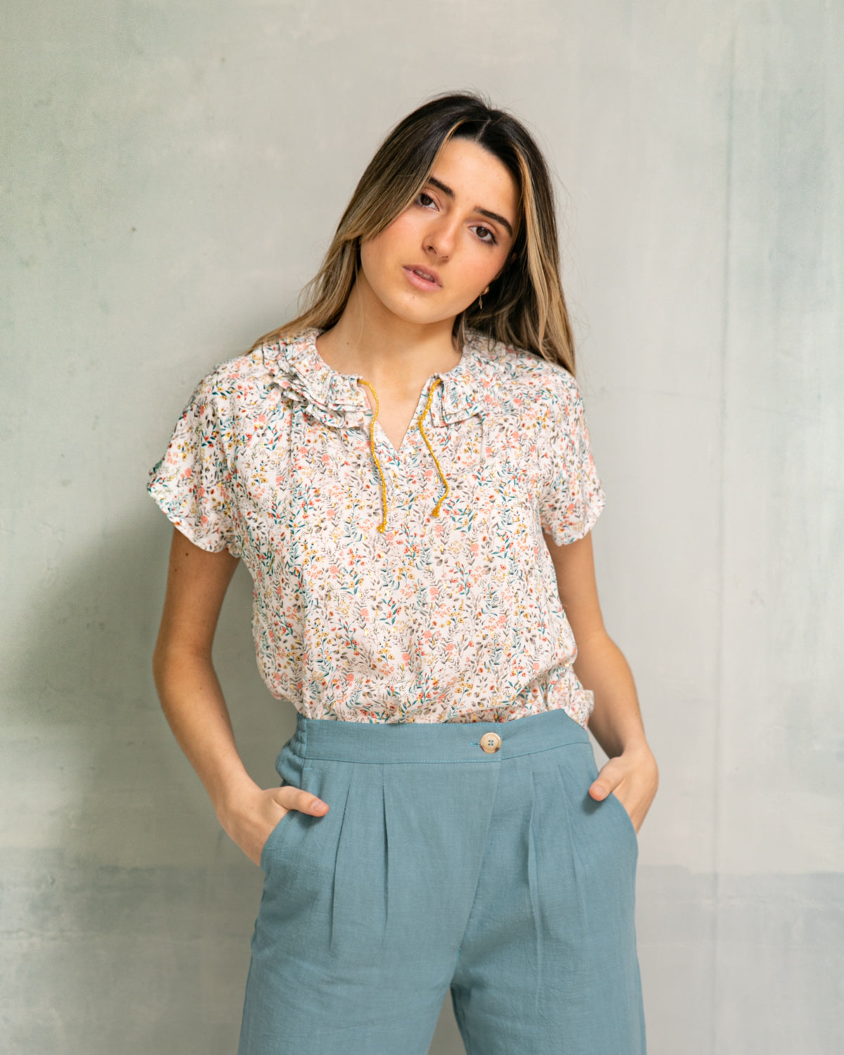 Copelina Womens Shirt Garden Womenswear Cosmosophie 