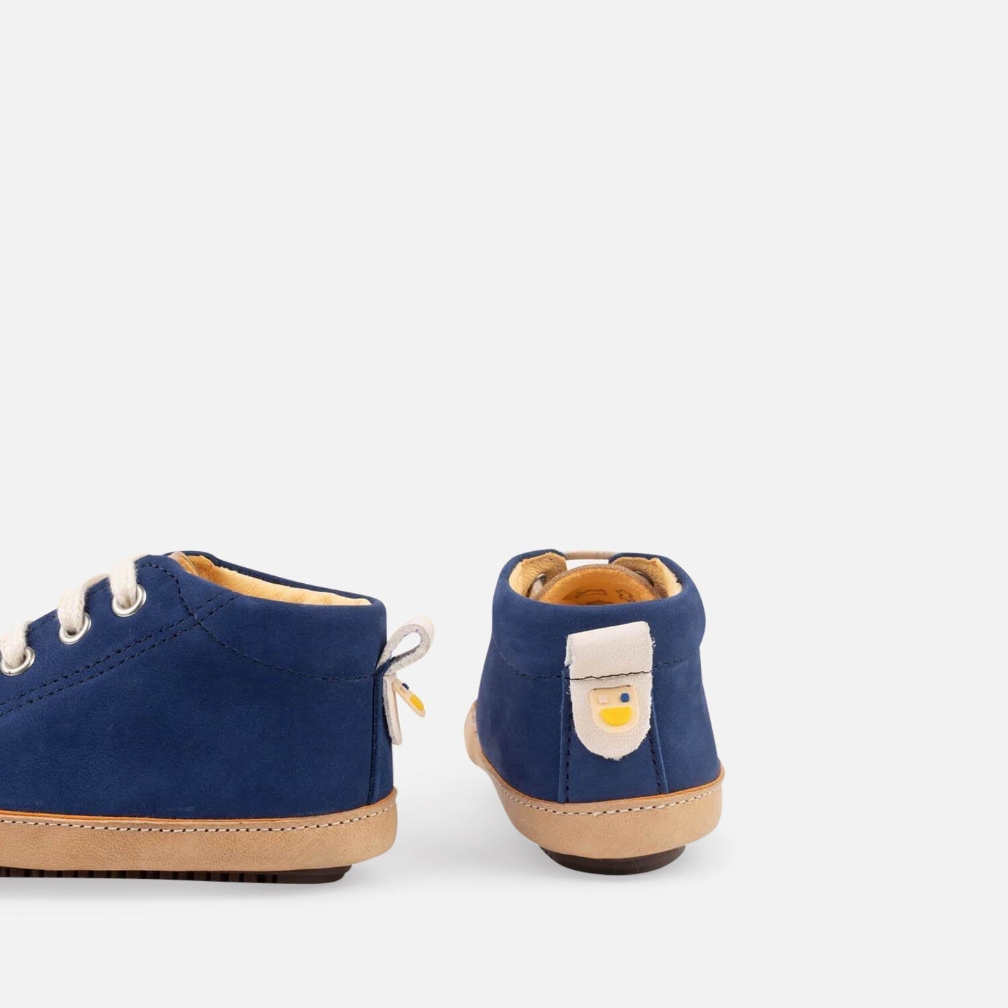 Cream/Blue Sneaker Booties Shoes & Booties Dulis Shoes 