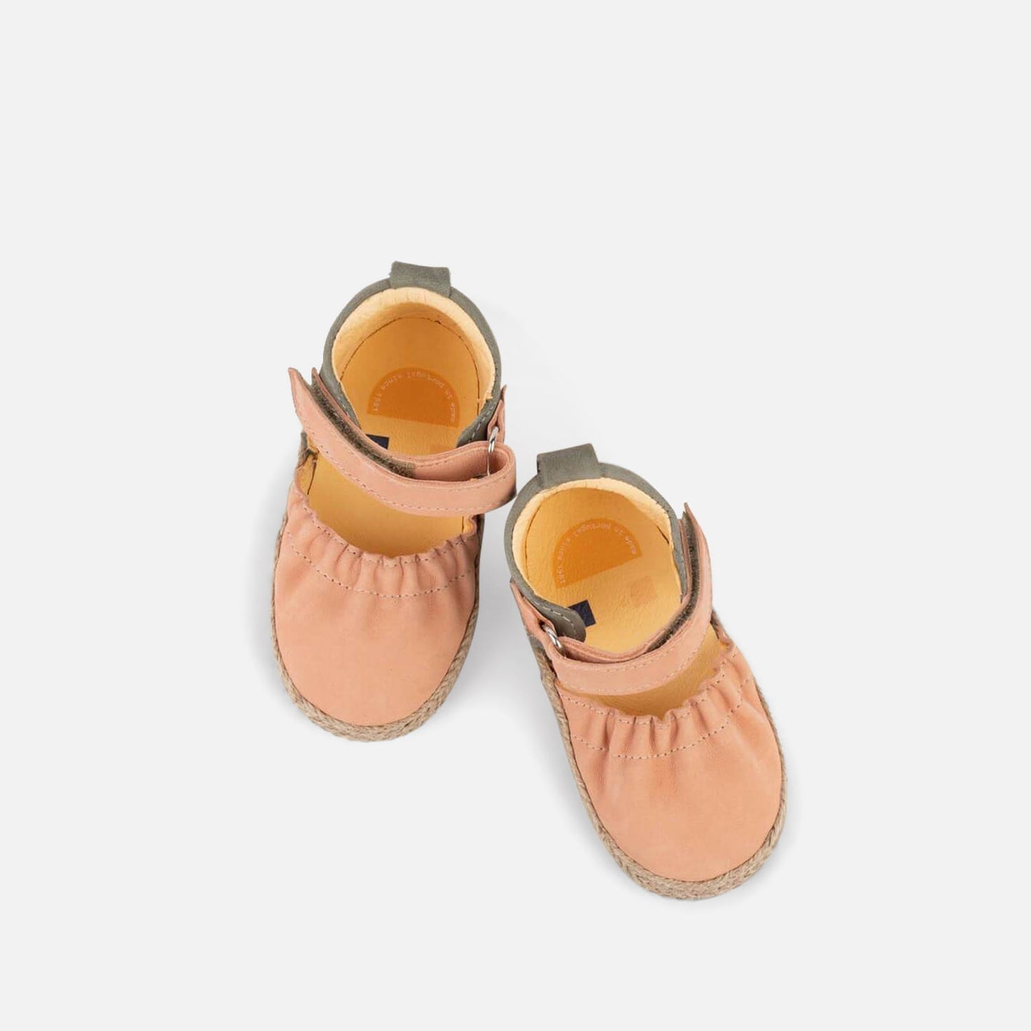 Cream/Green Strap Ballerinas Shoes & Booties Dulis Shoes 