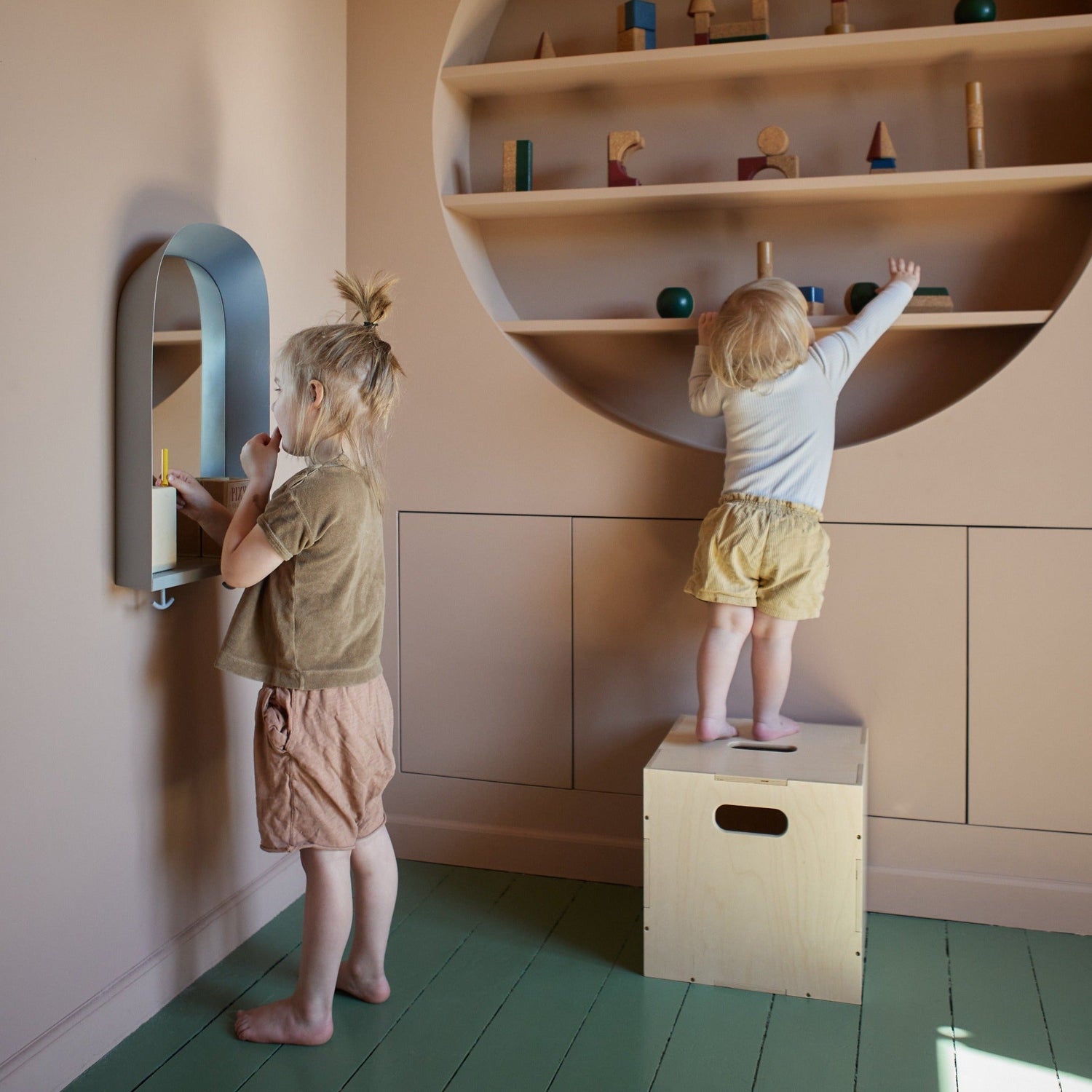 Cube Storage Wood Nofred 