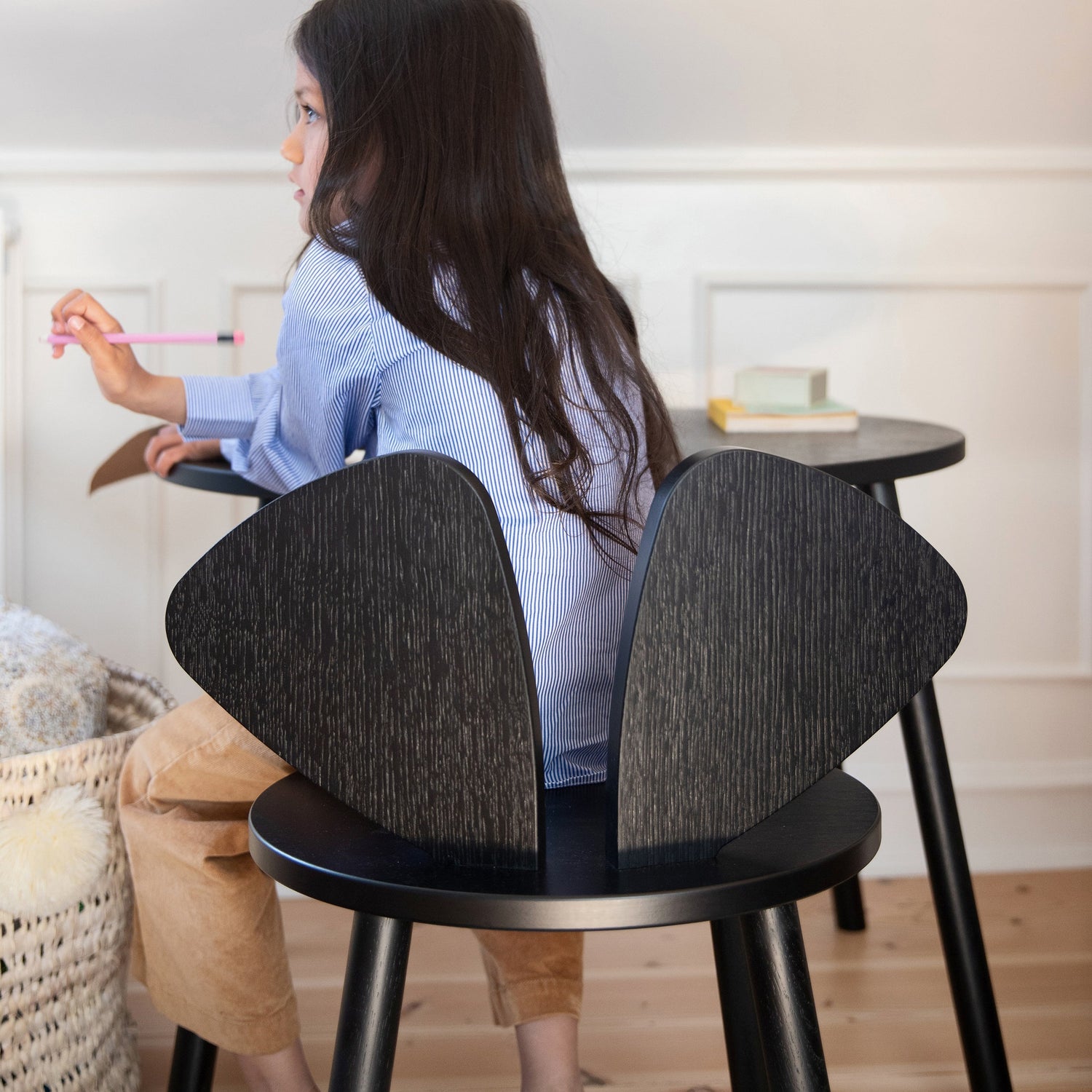 Mouse School Chair age 6-10 Wood Nofred 