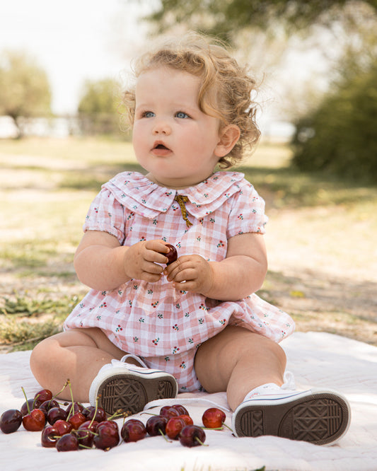 Elmo Romper Picnic Baby Grows Cosmosophie 