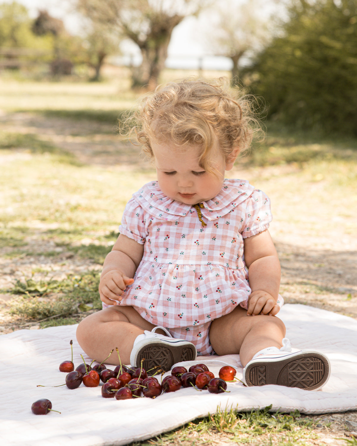 Elmo Romper Picnic Baby Grows Cosmosophie 