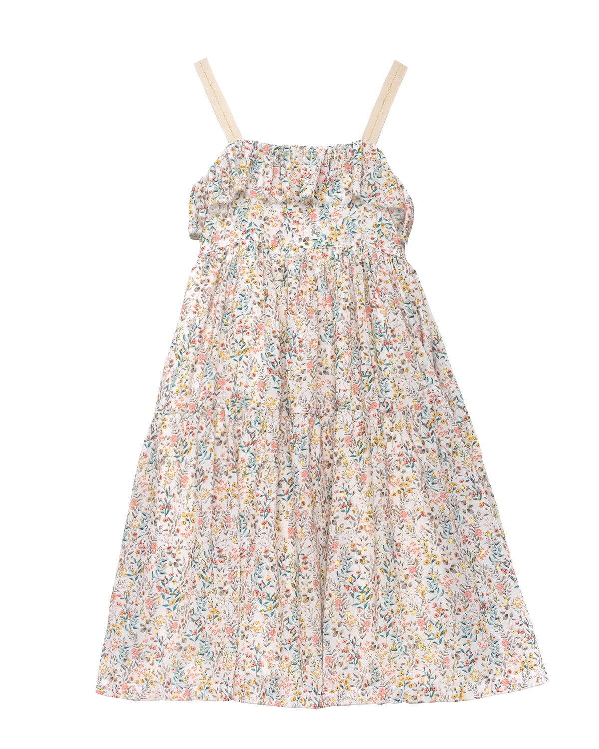 Galaxia Dress in Garden Print Dresses Cosmosophie 