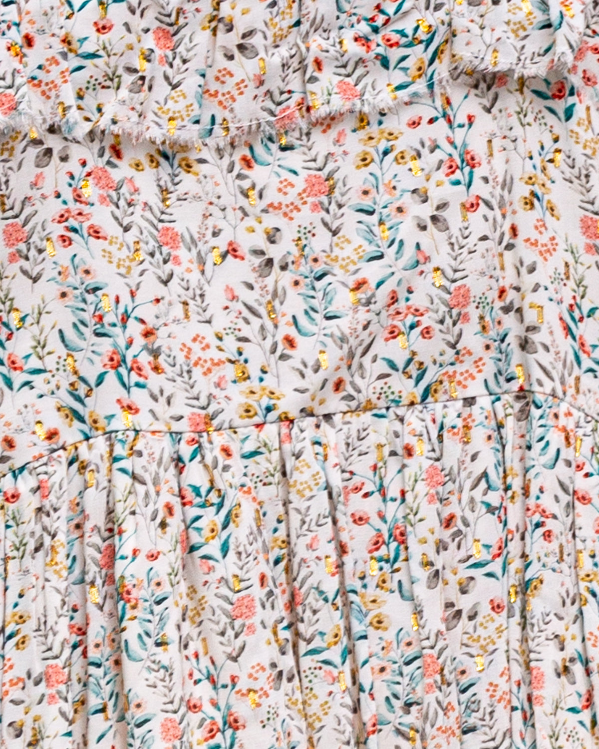 Galaxia Dress in Garden Print Dresses Cosmosophie 