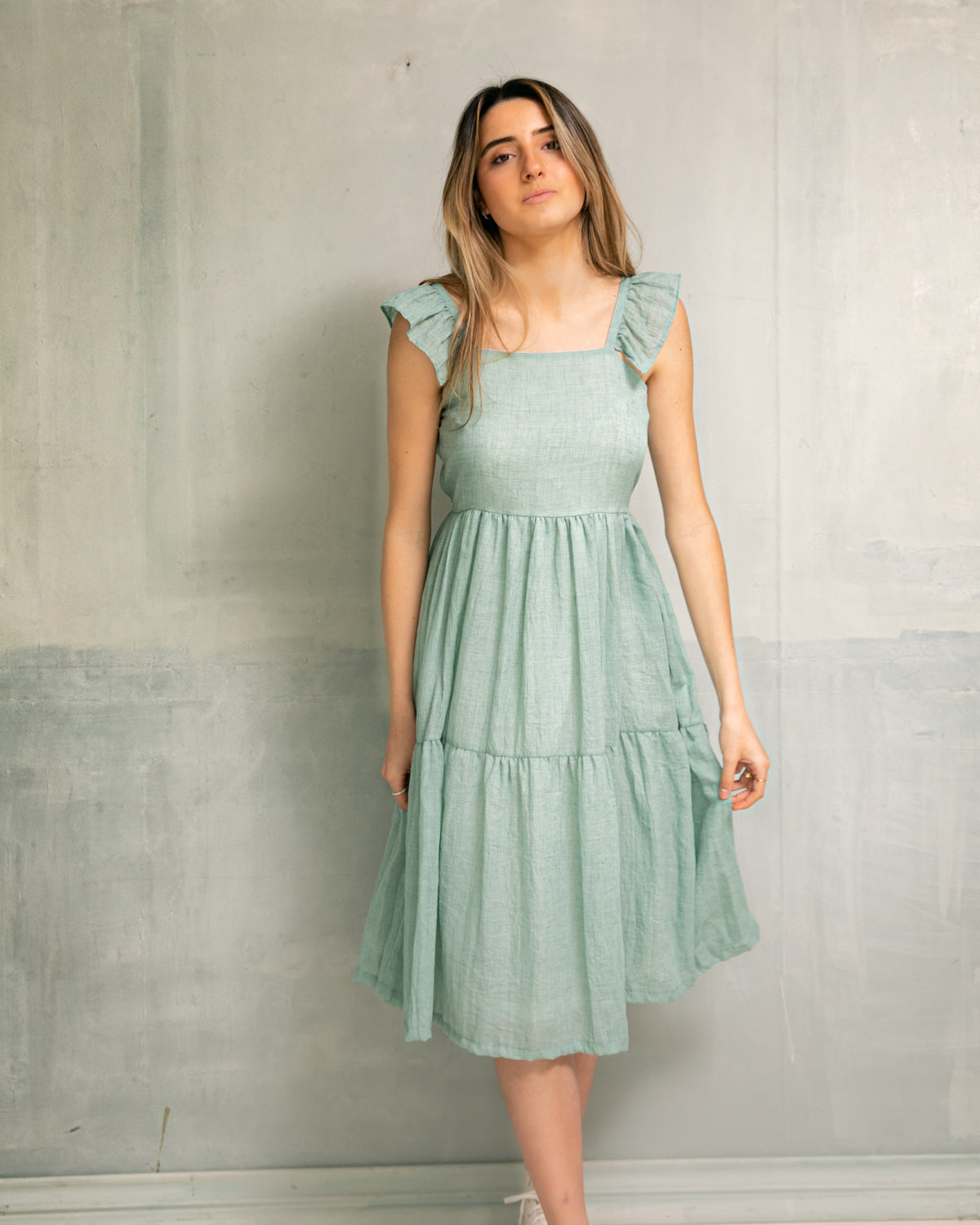 Geneva Womens Dress Aqua Womenswear Cosmosophie 