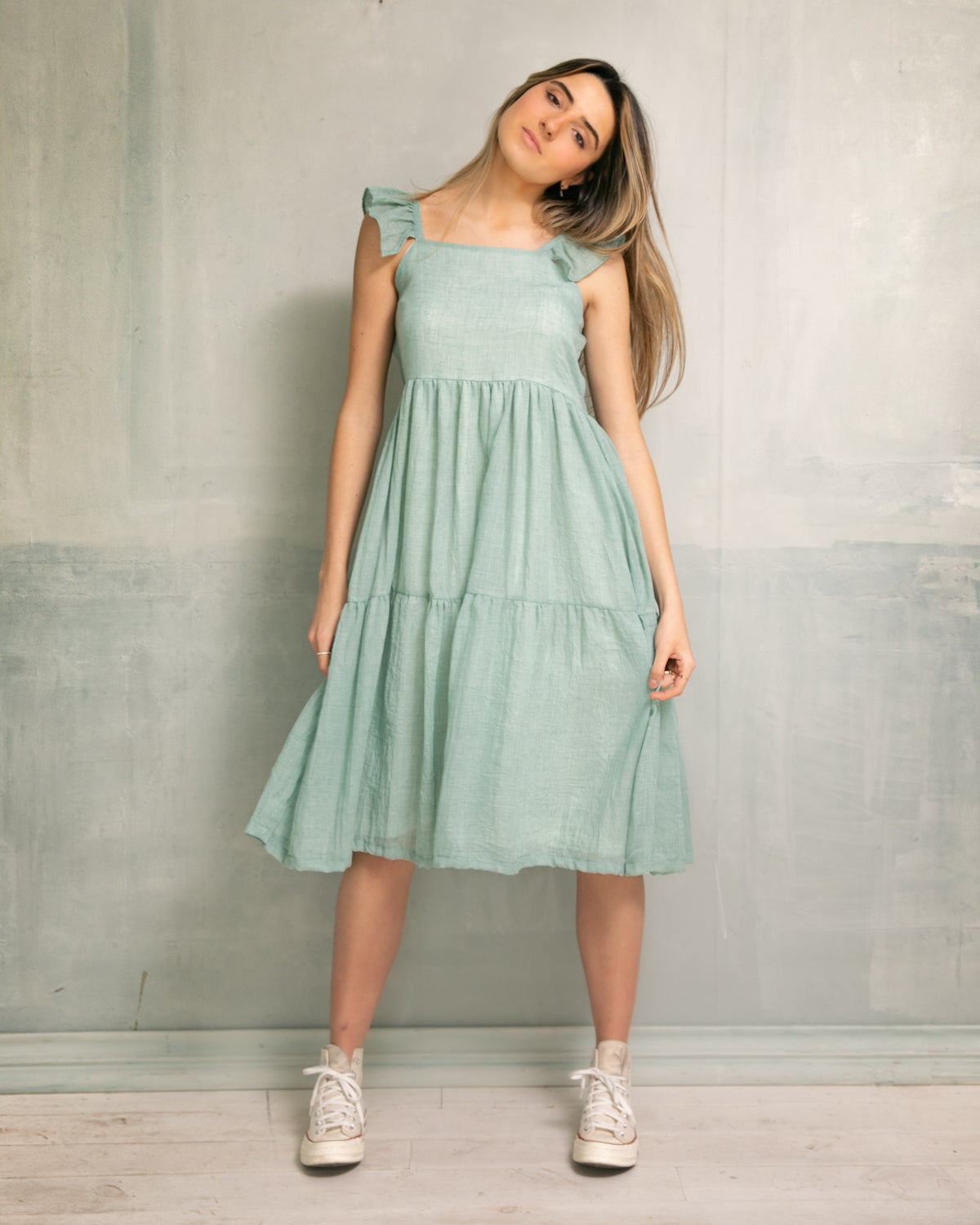 Geneva Womens Dress Aqua Womenswear Cosmosophie 