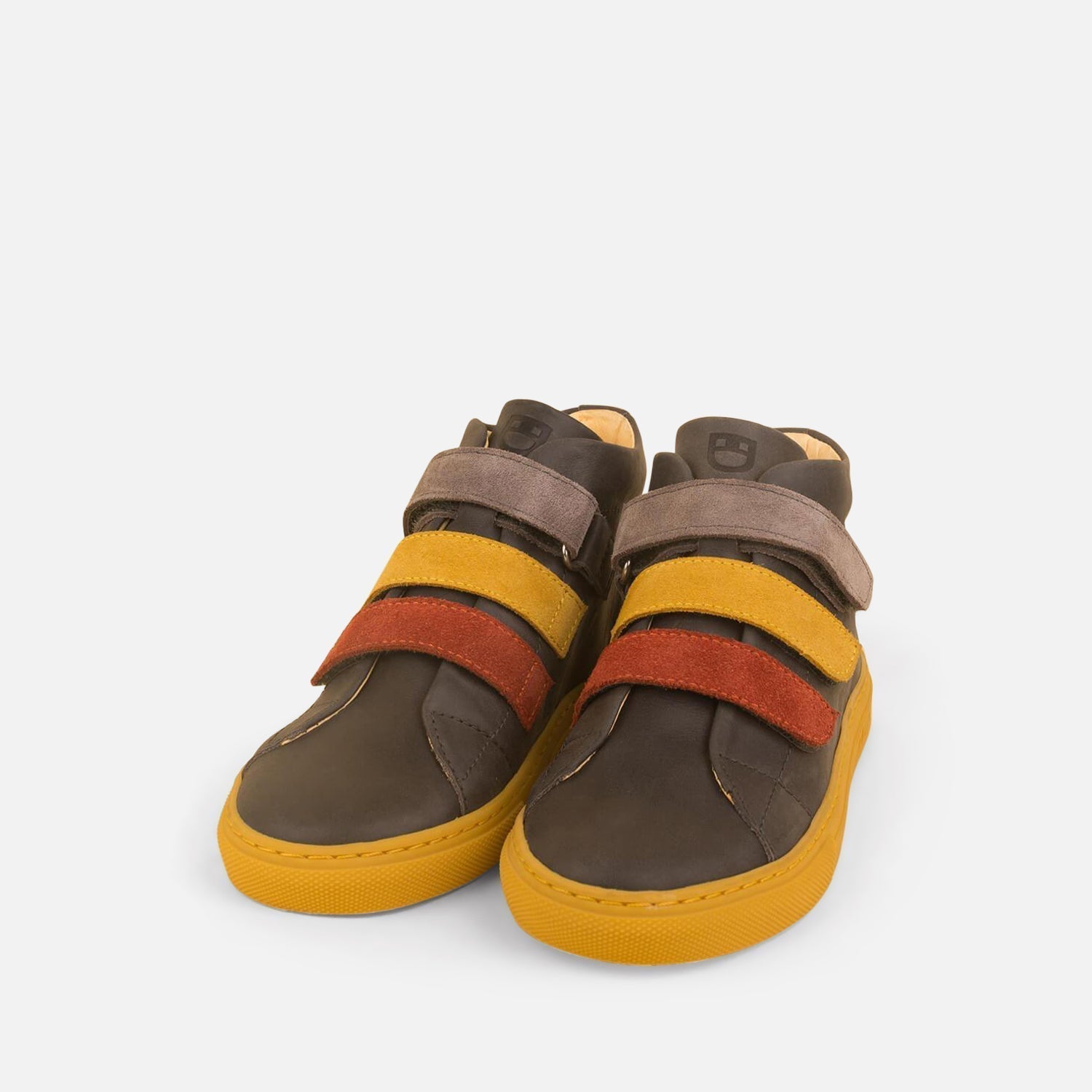 Grey Velcro Mid Sneakers Shoes Dulis Shoes 