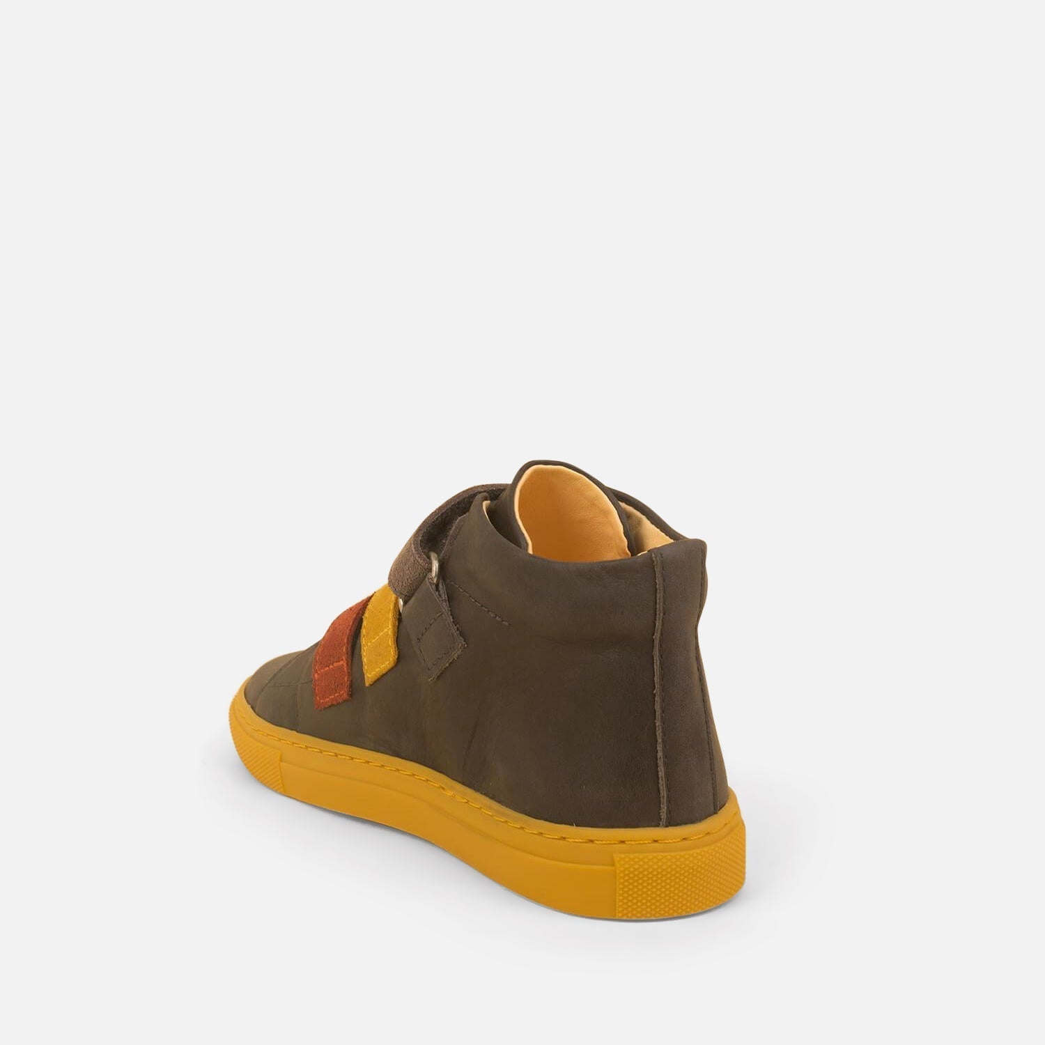 Grey Velcro Mid Sneakers Shoes Dulis Shoes 