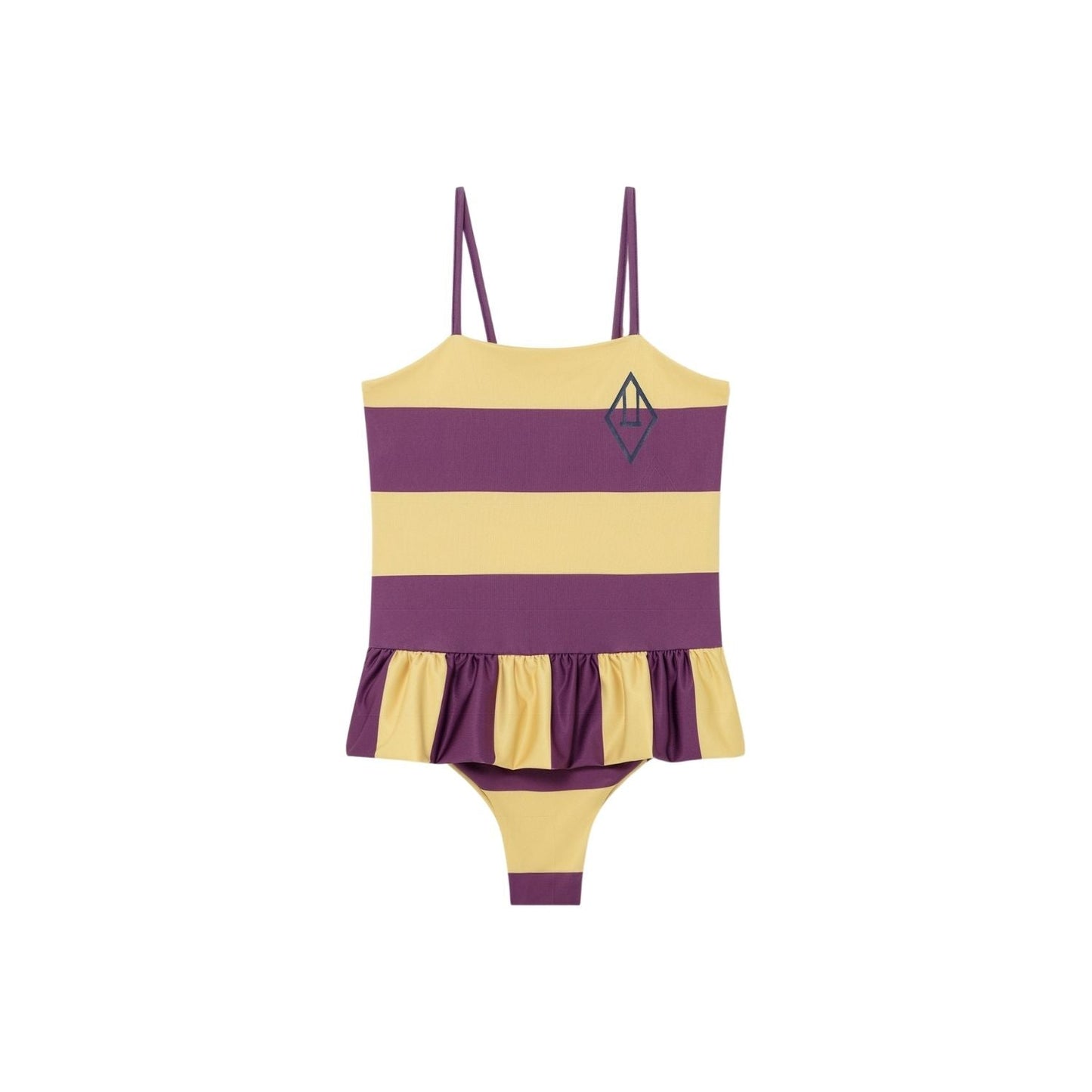 Clownfish kids swimsuit yellow Stripes Swimwear The Animals Observatory 