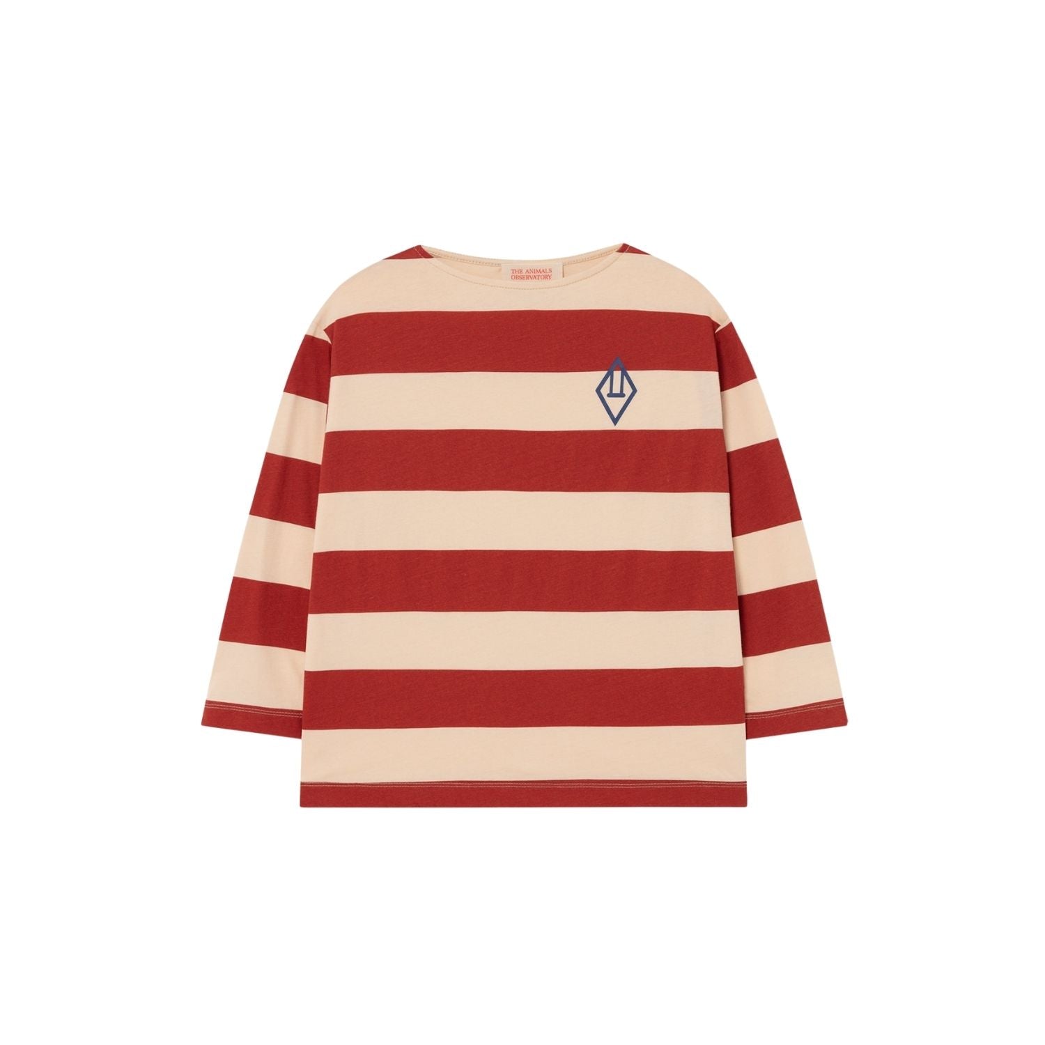 Anteater kids t-shirt beige Stripes Tops The Animals Observatory 