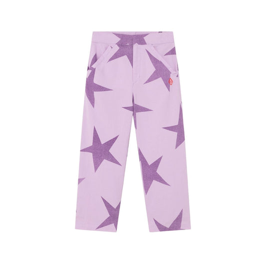 Camel kids pants lilac Stars Trousers The Animals Observatory 