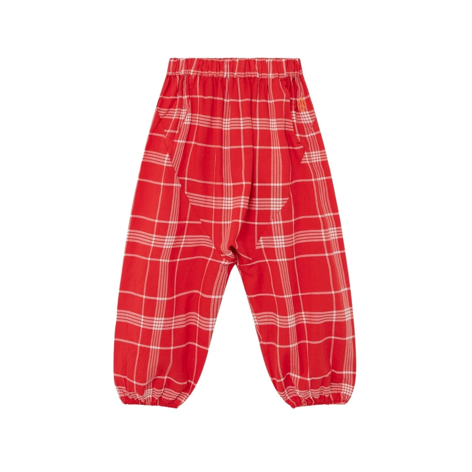 Buffalo kids pants red logo Trousers The Animals Observatory 