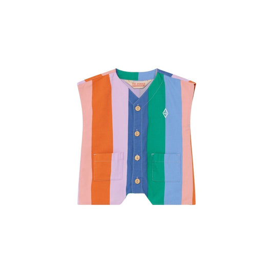 Ape baby jumpsuit lilac Stripes Baby Grows The Animals Observatory 