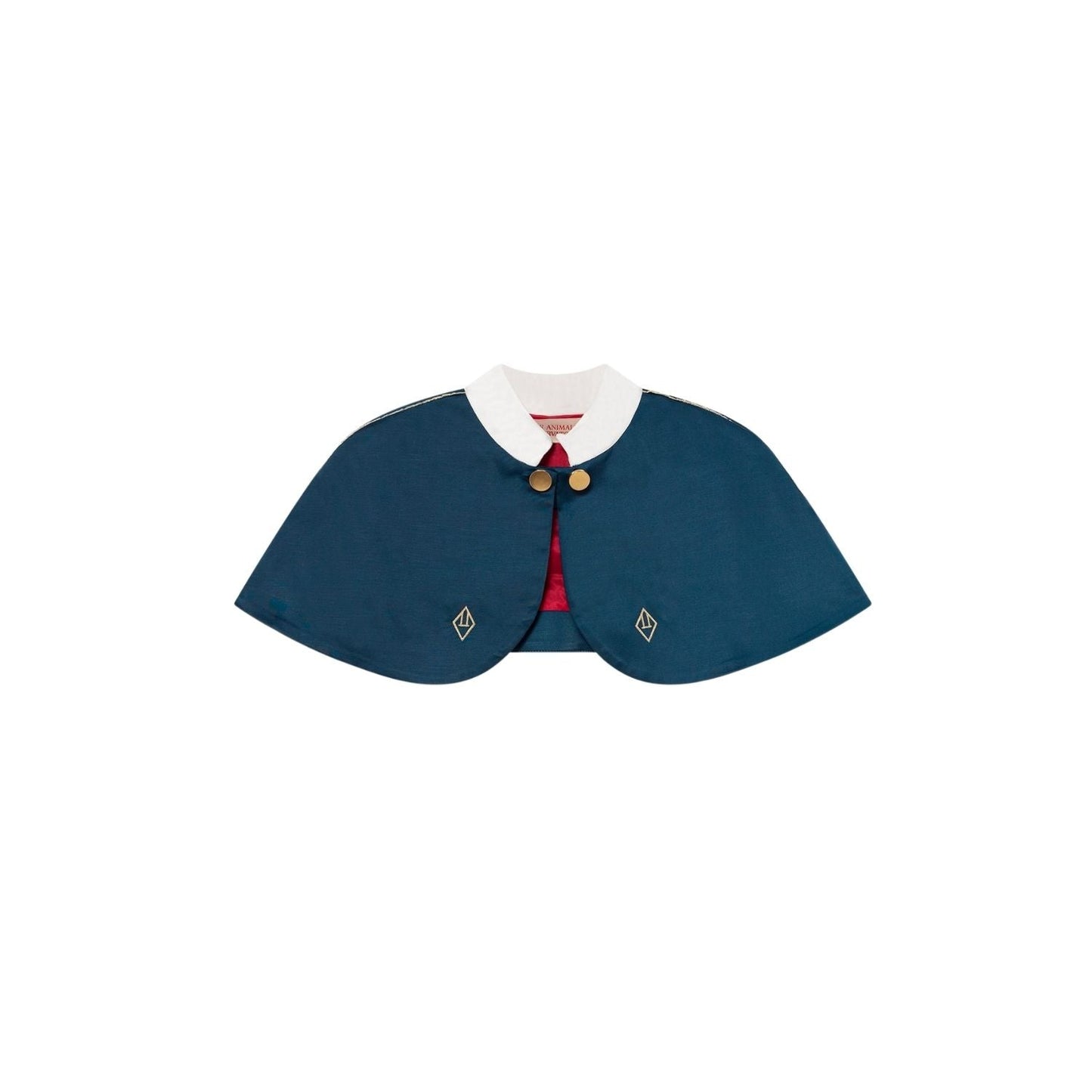 Armadillo kids jacket navy logo Outerwear The Animals Observatory 