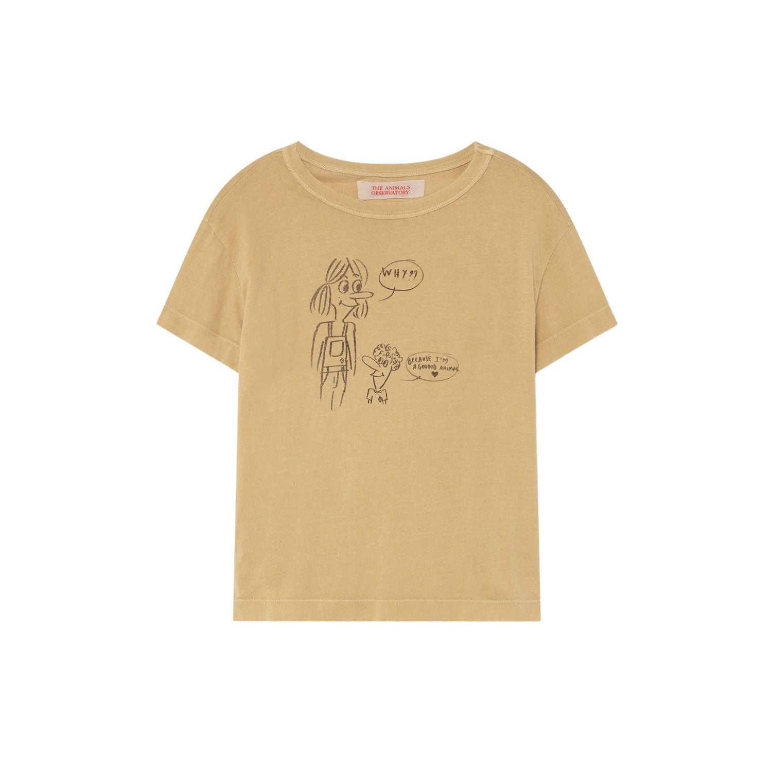 Rooster kids+ t-shirt brown good animal Tops The Animals Observatory 