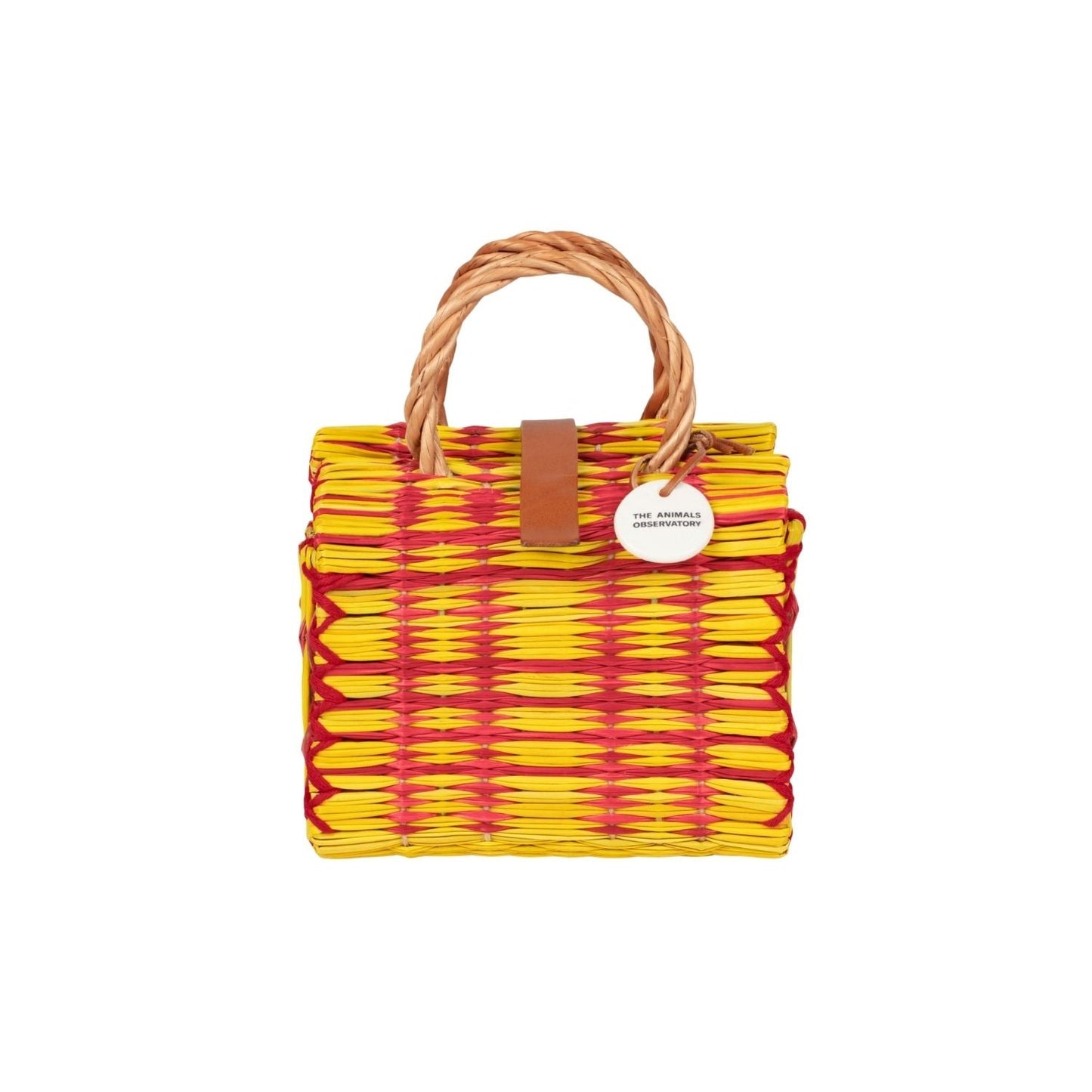 Mini Basket bag onesize bag yellow Accessories The Animals Observatory 