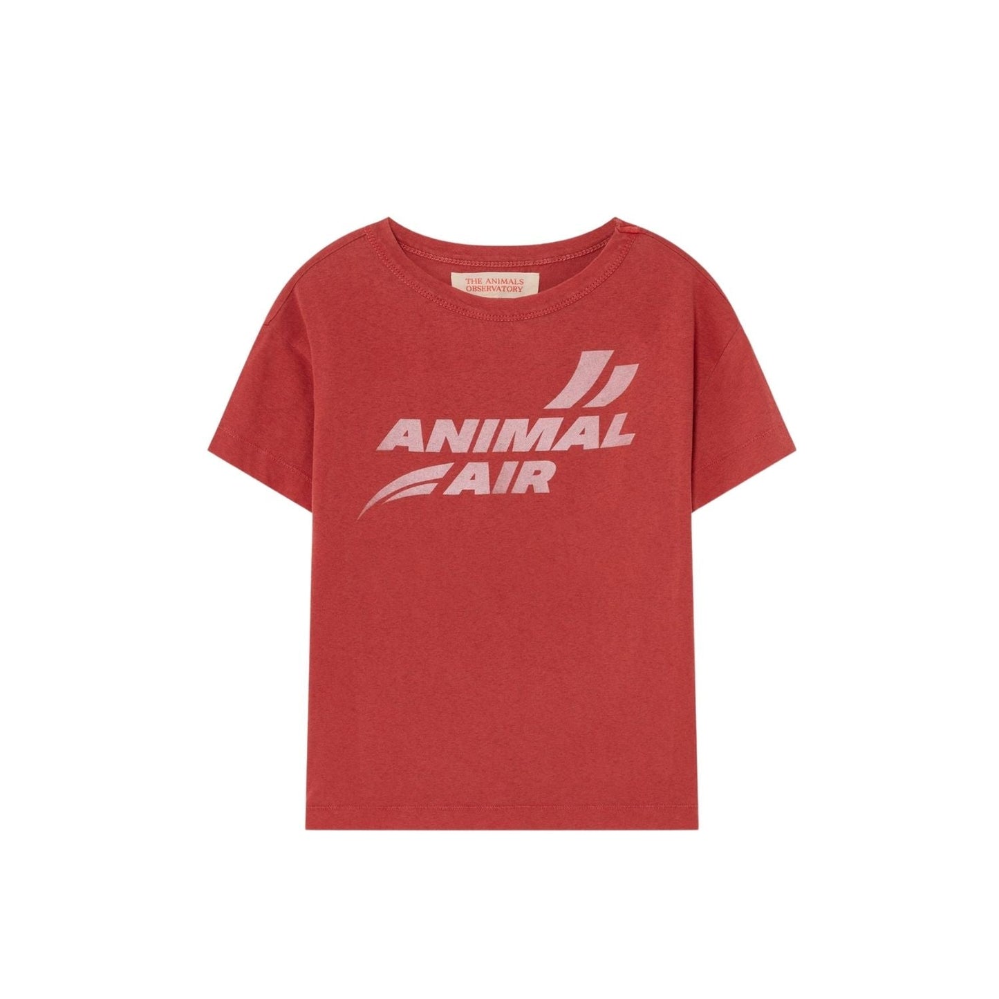 Rooster kids+ t-shirt maroon animal air Tops The Animals Observatory 