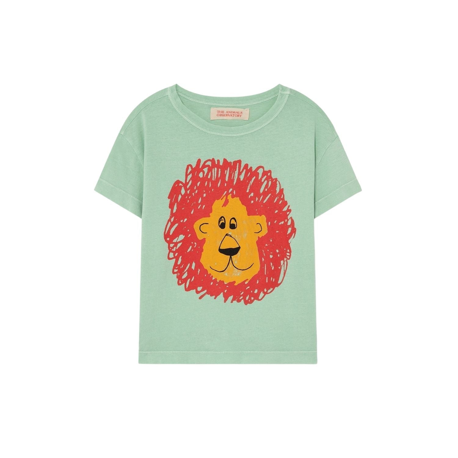 Rooster kids+ t-shirt blue lion Tops The Animals Observatory 