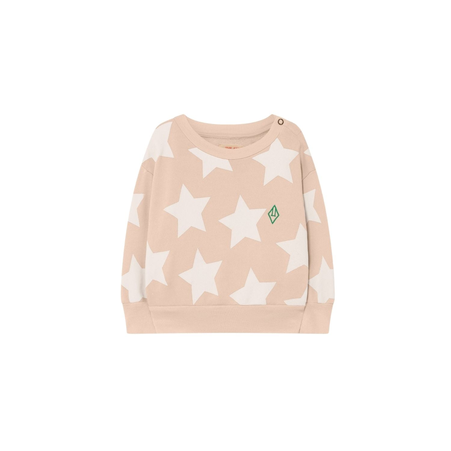 Bear baby sweatshirt beige Stars Sweatshirts The Animals Observatory 