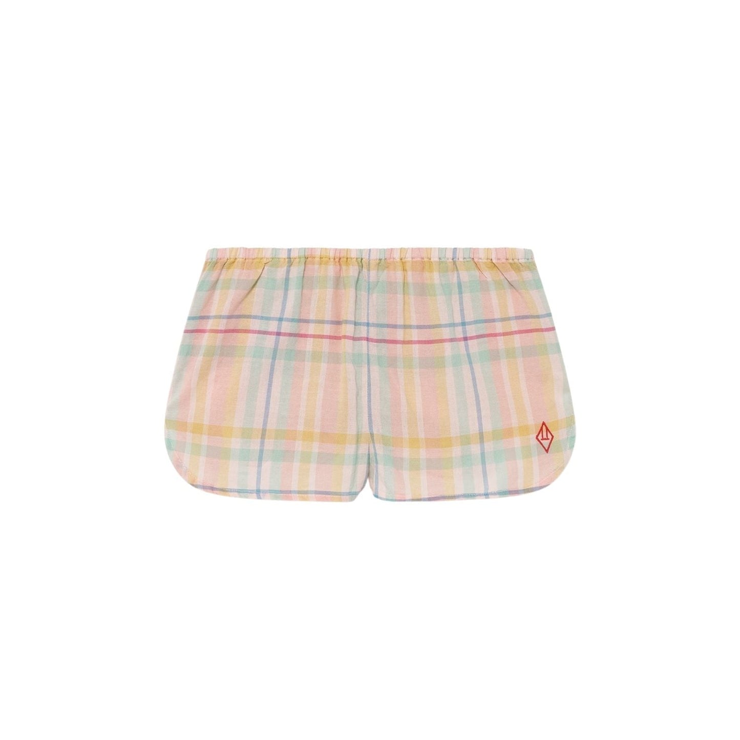 Clam kids pants pink logo Trousers The Animals Observatory 