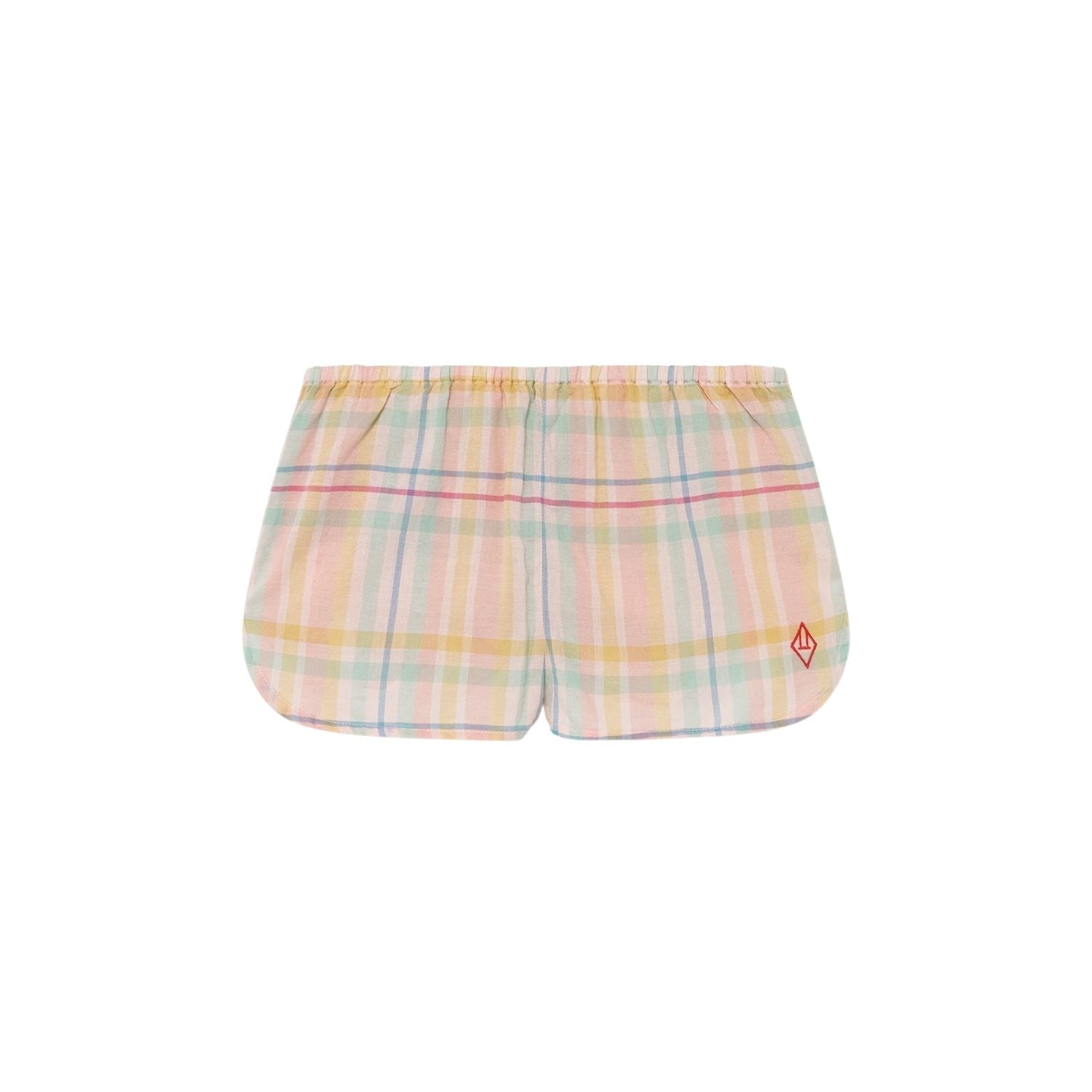 Clam kids pants pink logo Trousers The Animals Observatory 