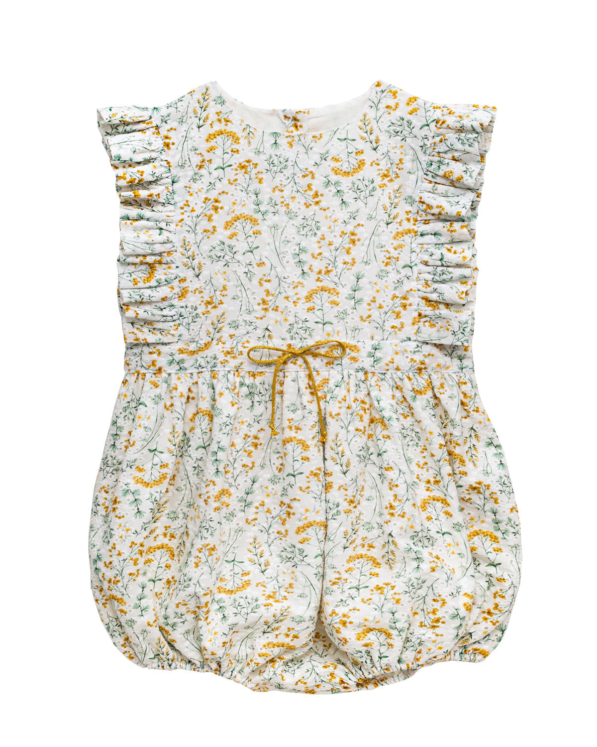Hunter Romper Mimosa Print Baby Grows Cosmosophie 