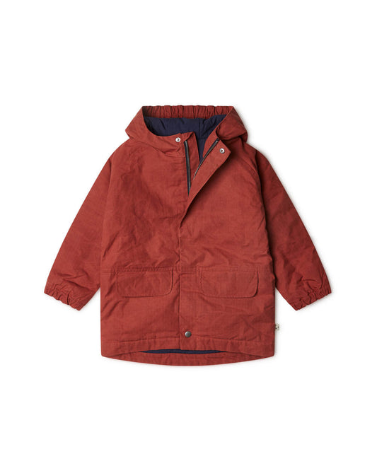Jaro Waxed Cotton Jacket / brick AW21-DE Matona 