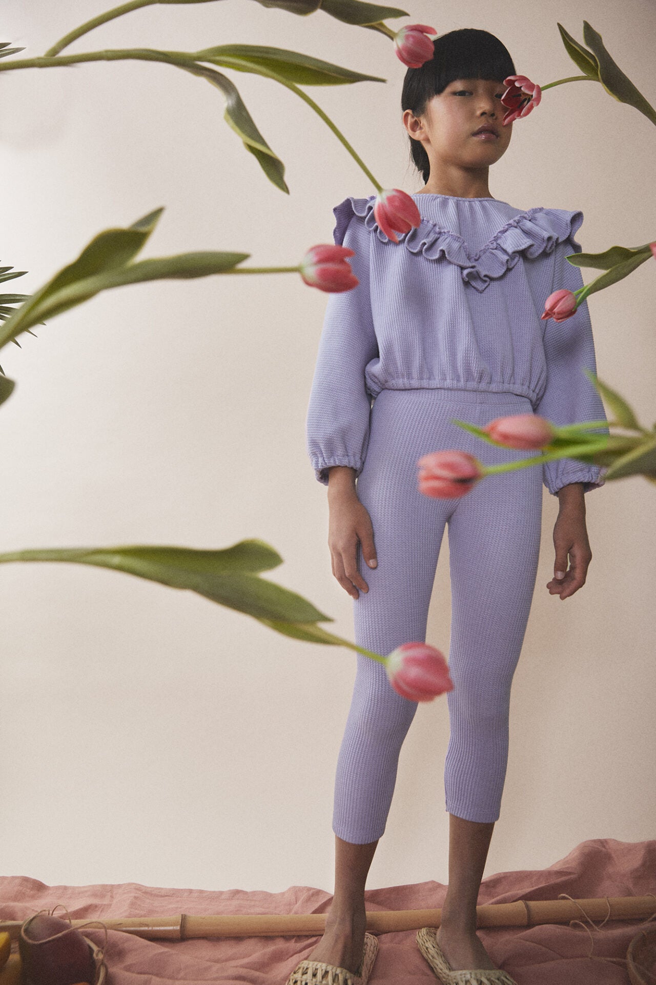 Landa Sweatshirt Pastel Purple Tops Jellymade 