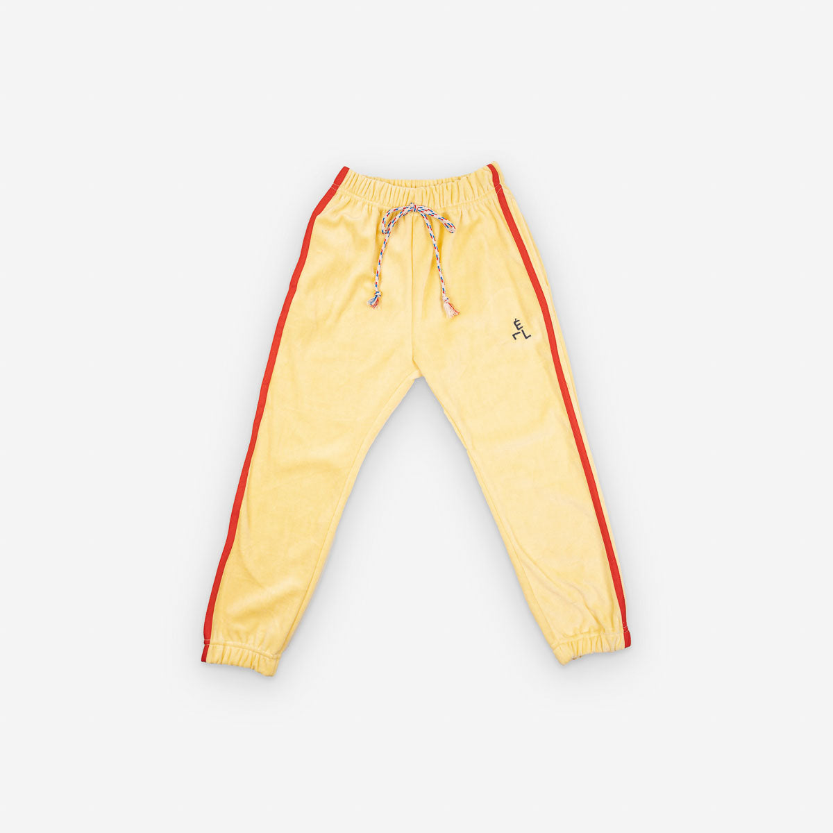 Yellow velvet Sweatshirt/Sweatpants set Sweatshirts Les Écoliers 