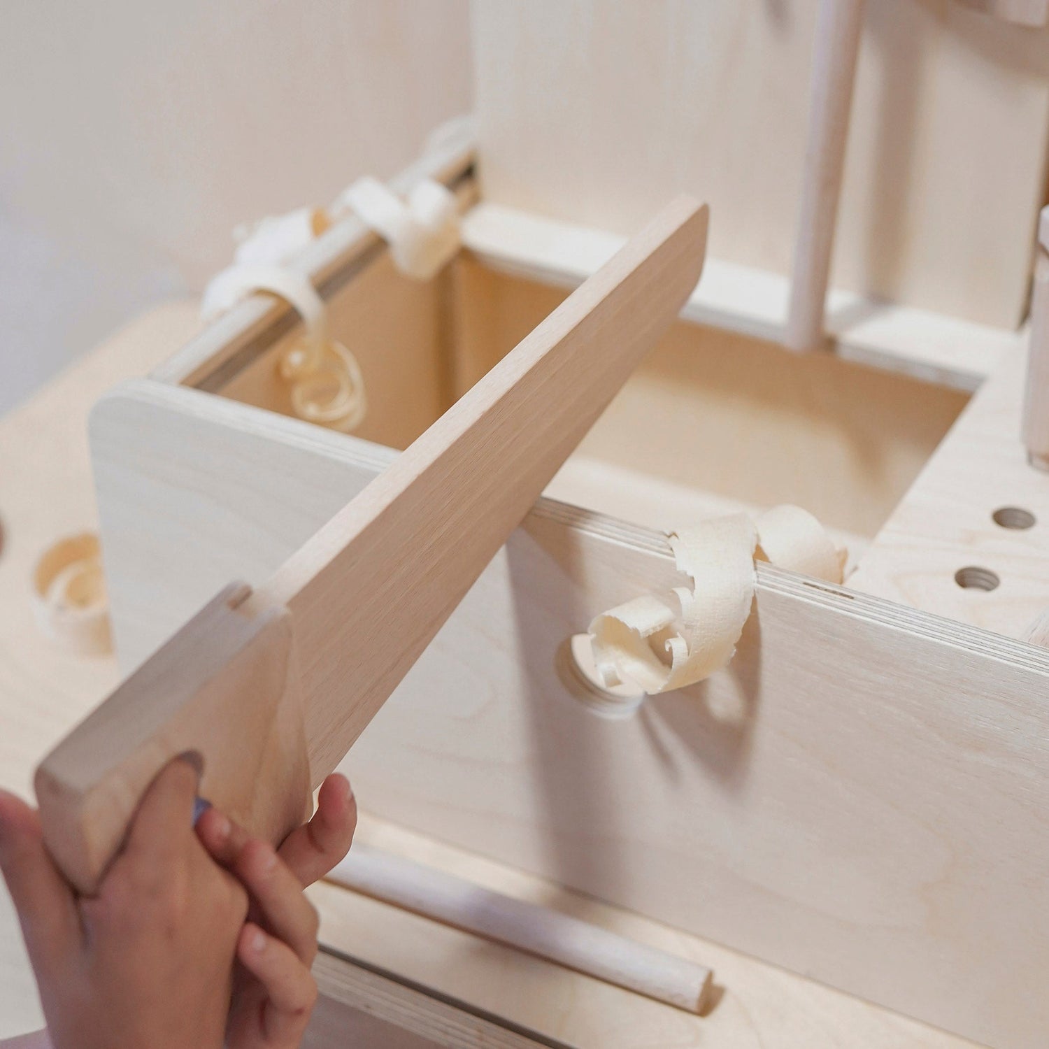 Wolk toy workbench Wooden toy Tré Timber Traditional Toys 