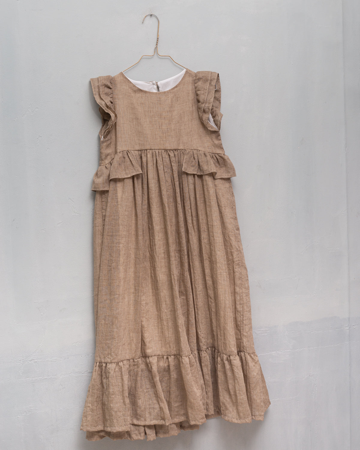 Kanon Long Dress Toffee Dresses Cosmosophie 