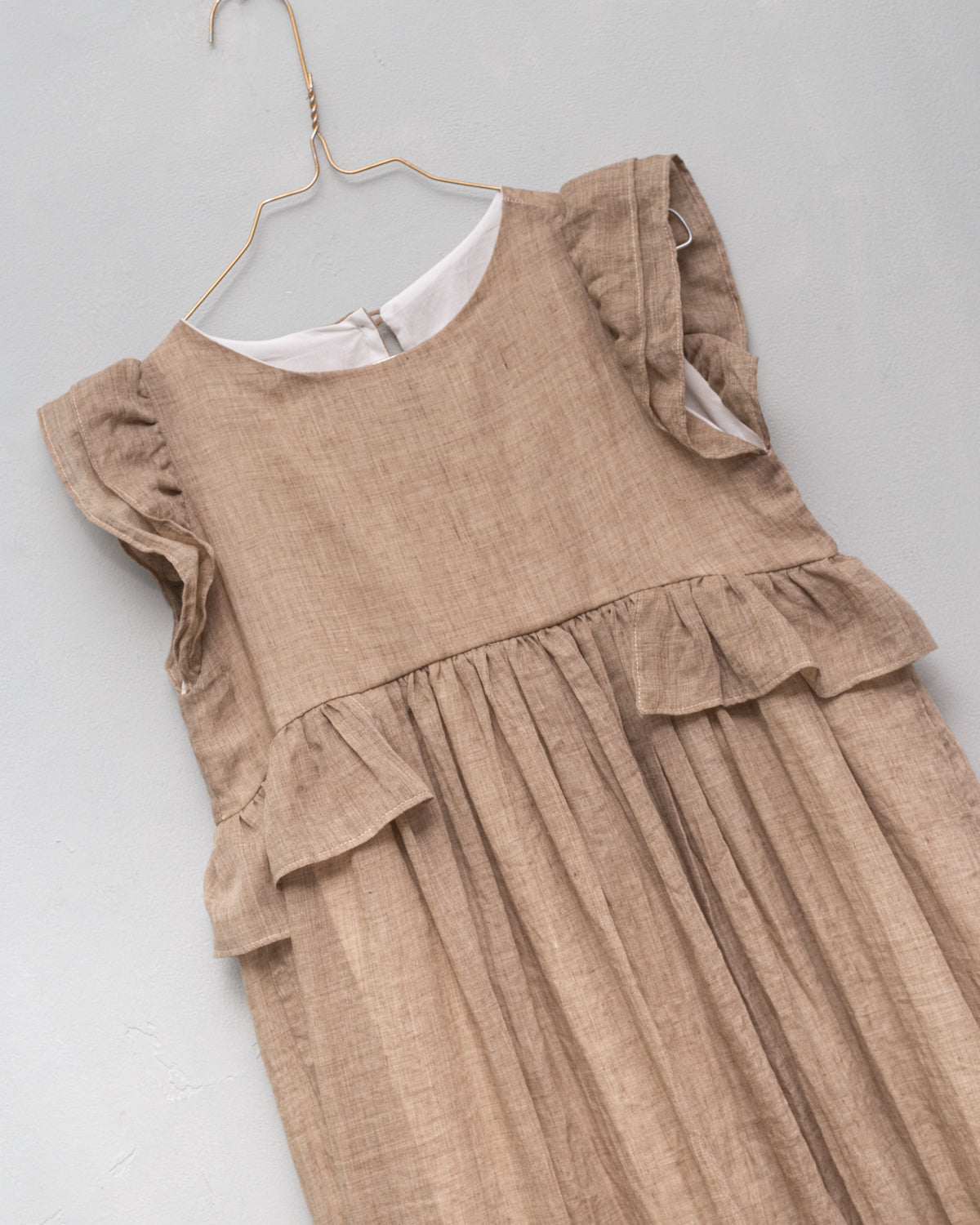 Kanon Long Dress Toffee Dresses Cosmosophie 