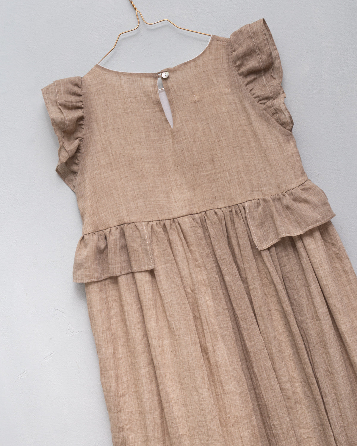 Kanon Long Dress Toffee Dresses Cosmosophie 