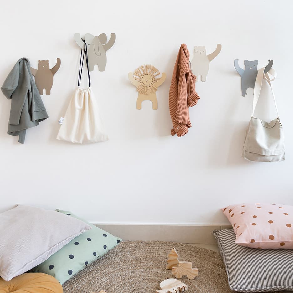 Wild animals hangers Wallart Tresxics 