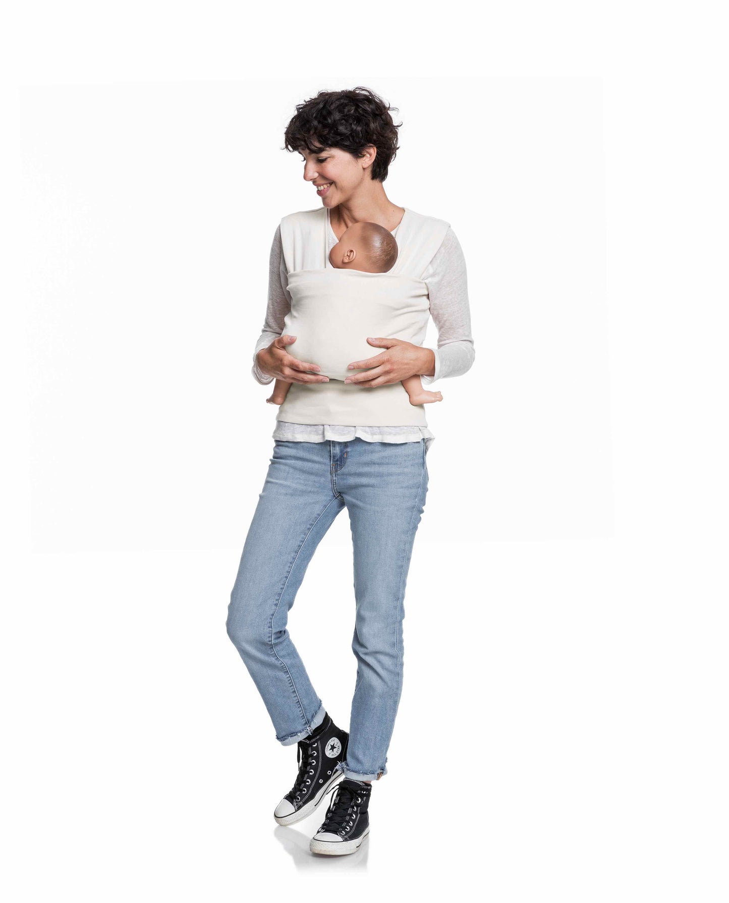 Carry & Pack baby carrier Ecru Carriers Mama Hangs 