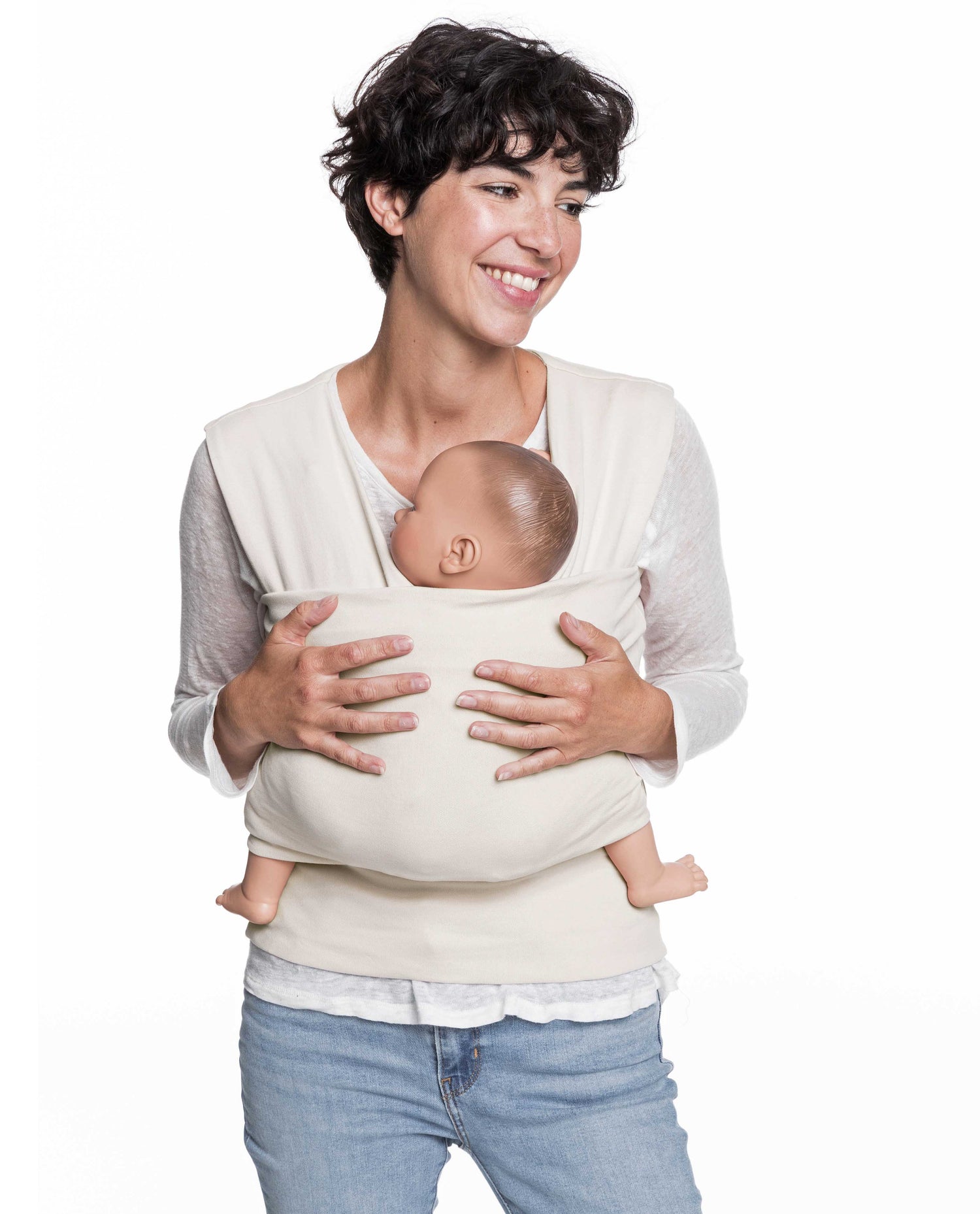 Carry & Pack baby carrier Ecru Carriers Mama Hangs 