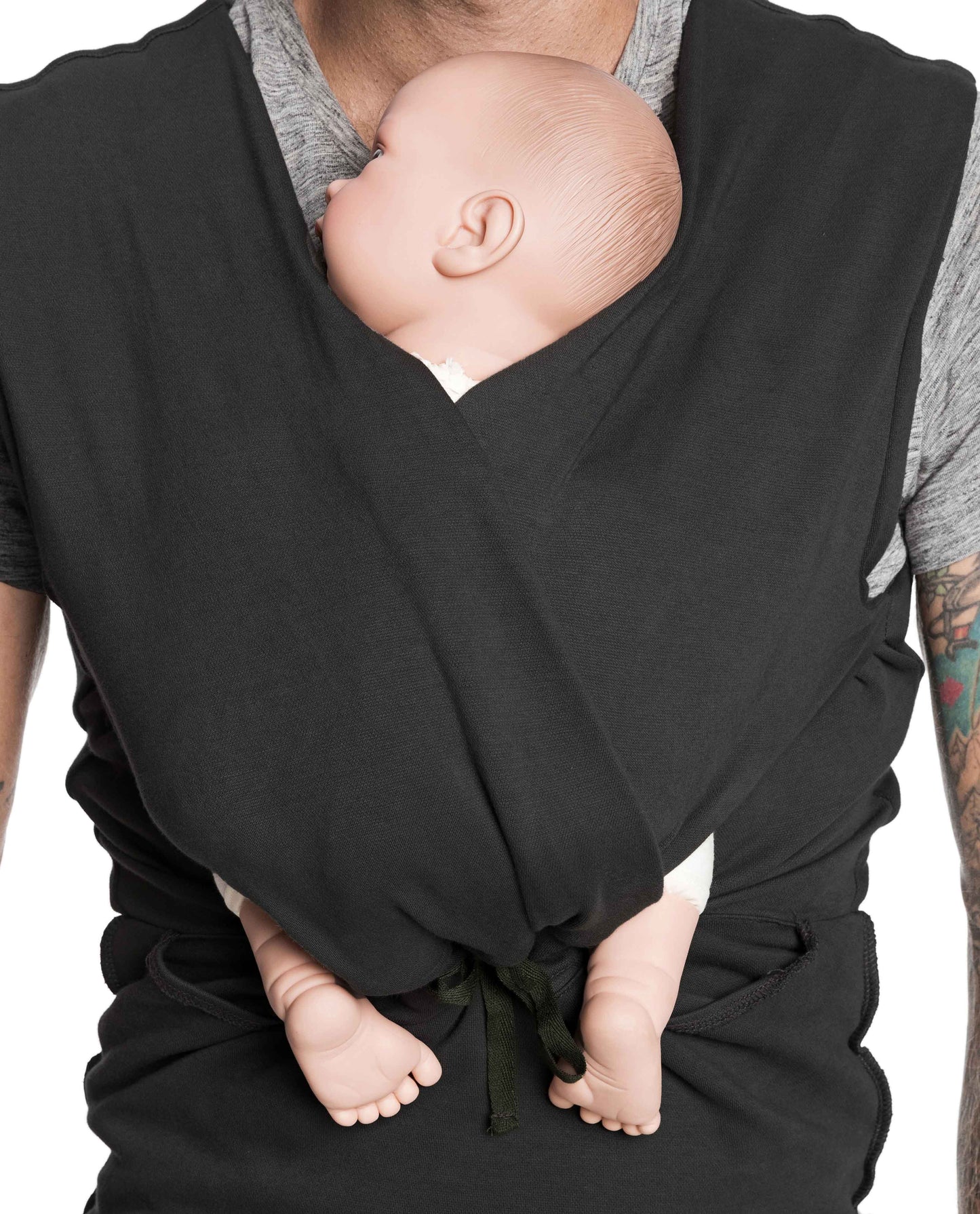 Carry & Pack baby carrier black Carriers Mama Hangs 