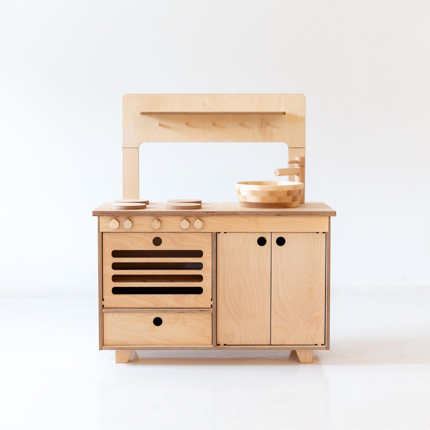 Montessori Wooden Play Kitchen Kids Room Furniture Midmini 