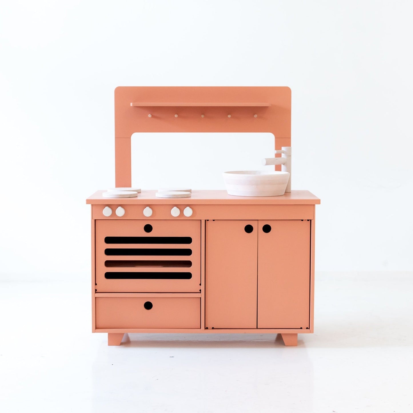 Wooden Play Kitchen - Dusty Pink Kids Room Furniture Midmini 