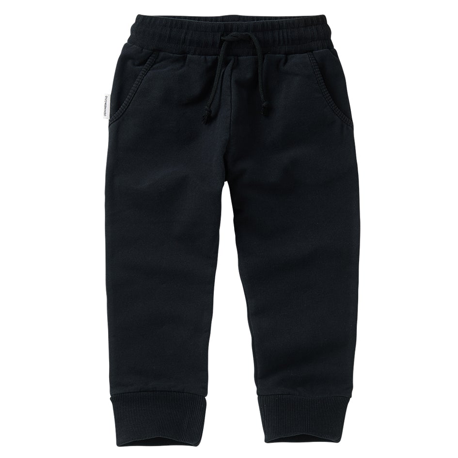 Slim Fit Jogger Black Trousers Mingo 