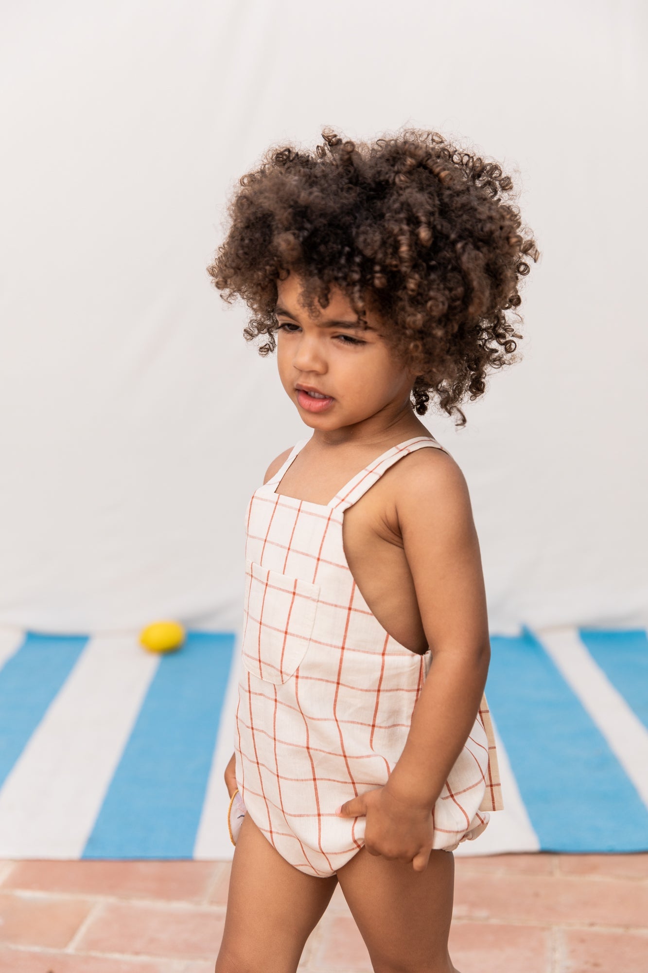 Tomato Net Romper Baby Grows MonKind 