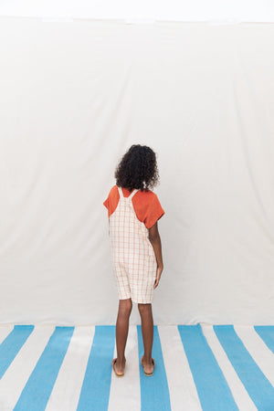 Tomato Net Short Pocket Dungarees Jumpsuits MonKind 