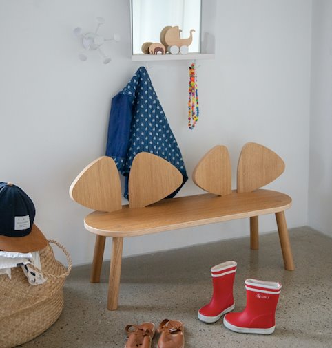 Mouse Bench age 2-5 Wood Nofred 